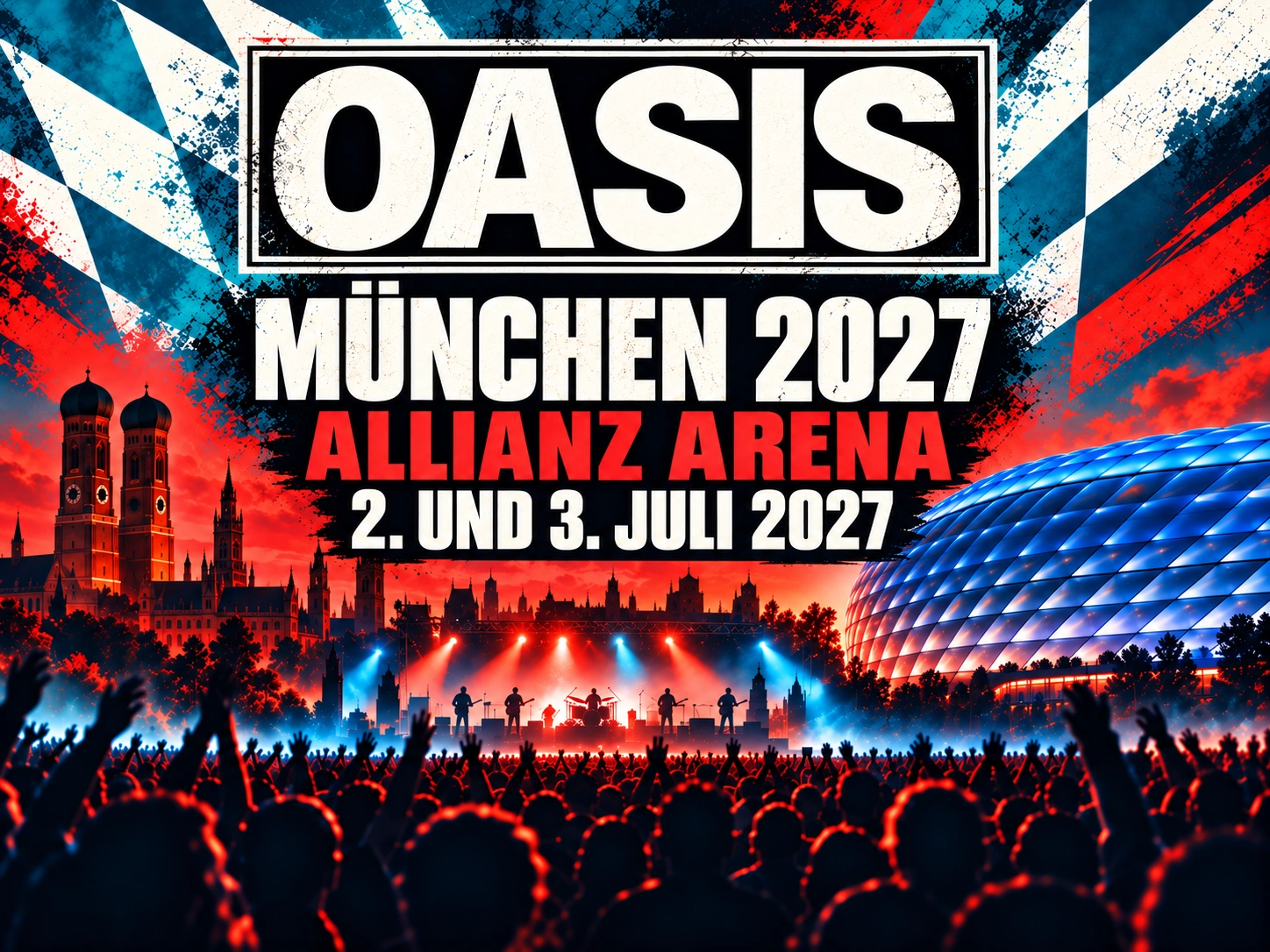 Oasis return to Germany: Munich concerts 2027 at the Allianz Arena officially confirmed